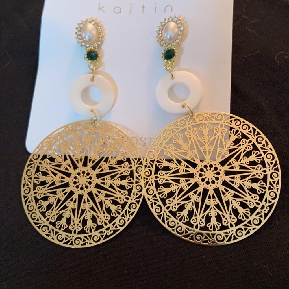 Dangle Pierced Earrings - Picture 2 of 2